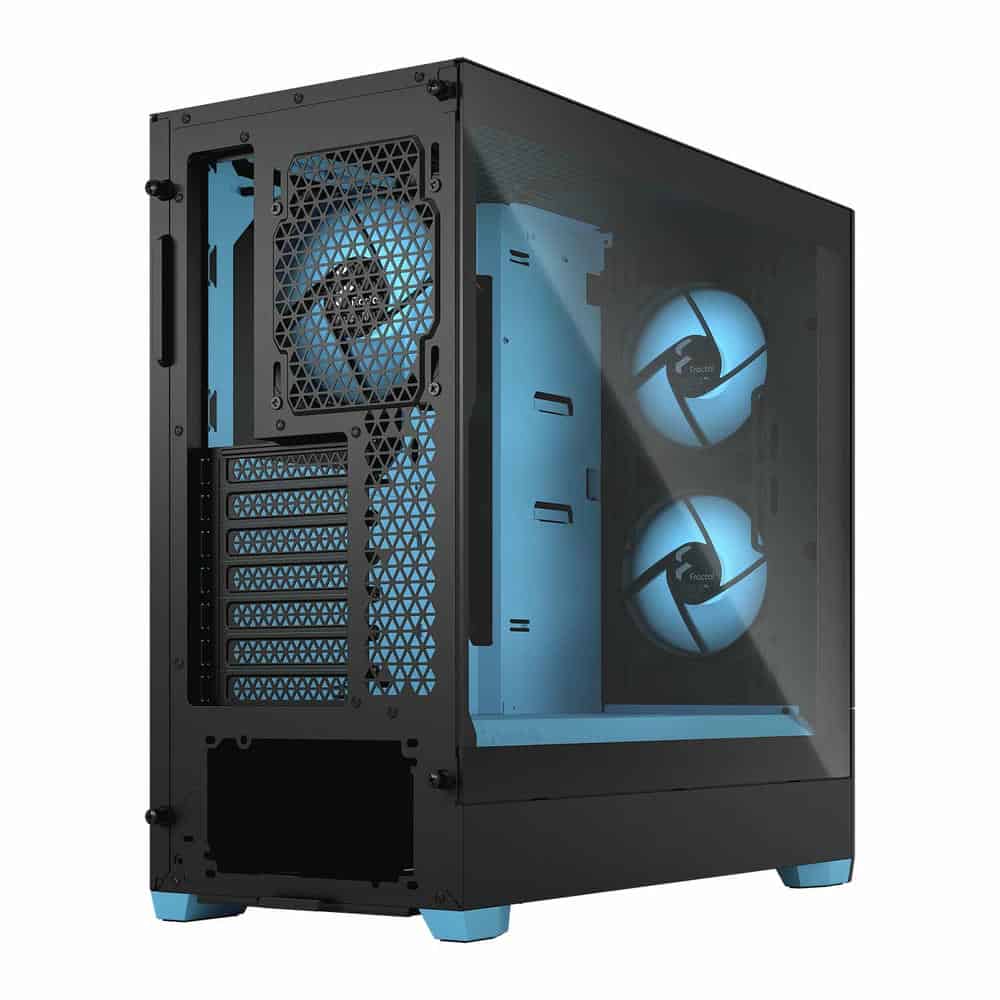 (image for) Fractal Pop Air RGB Cyan Core Mid Tower Tempered Glass PC Case